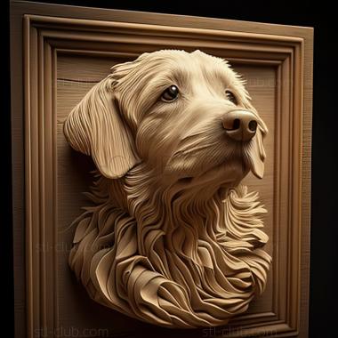 3D model st Patron dog famous animal (STL)